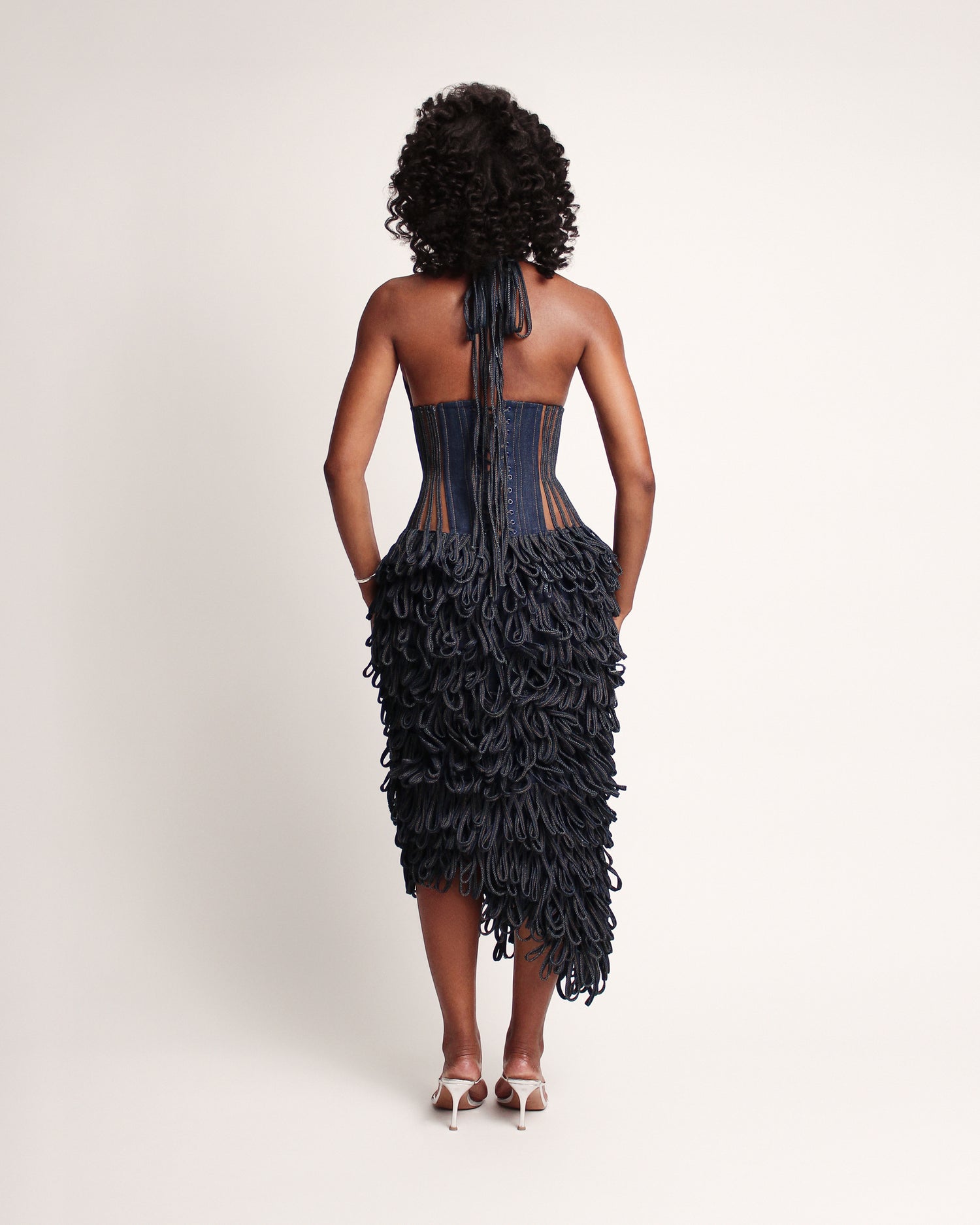 Mona's Looped Denim Dress