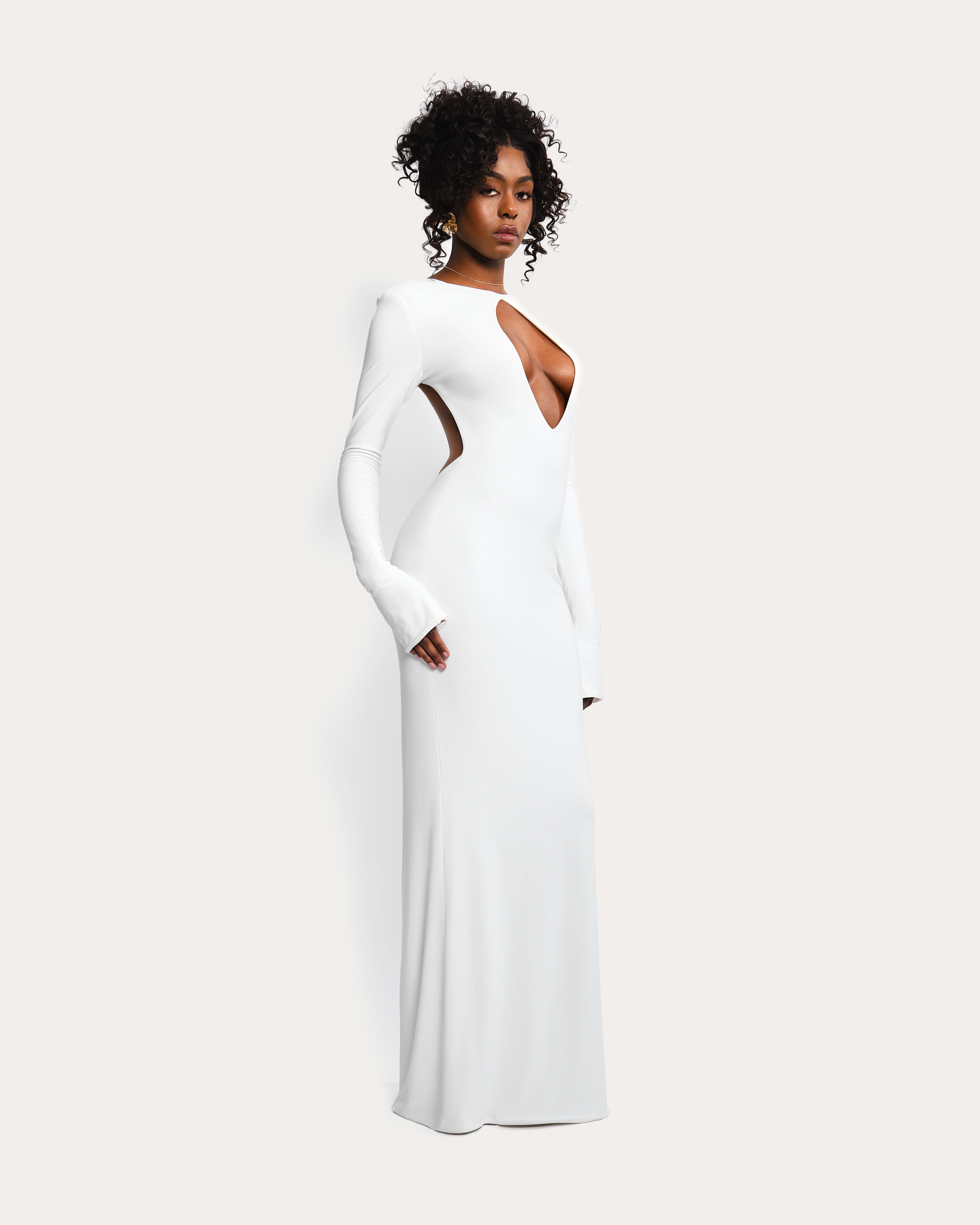 Backless Jersey Evening Dress Igdalyah Backless Jersey Evening Dress Igdalyah