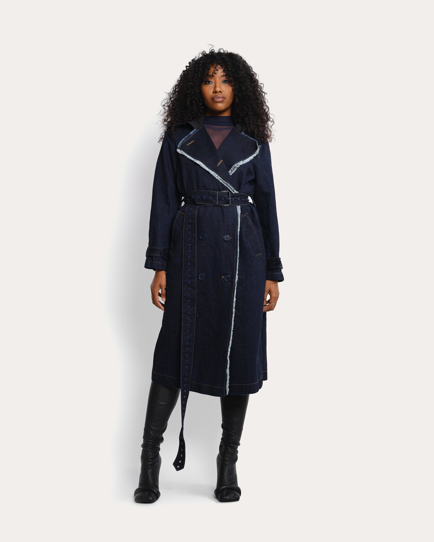 Megan's Denim Trench Coat