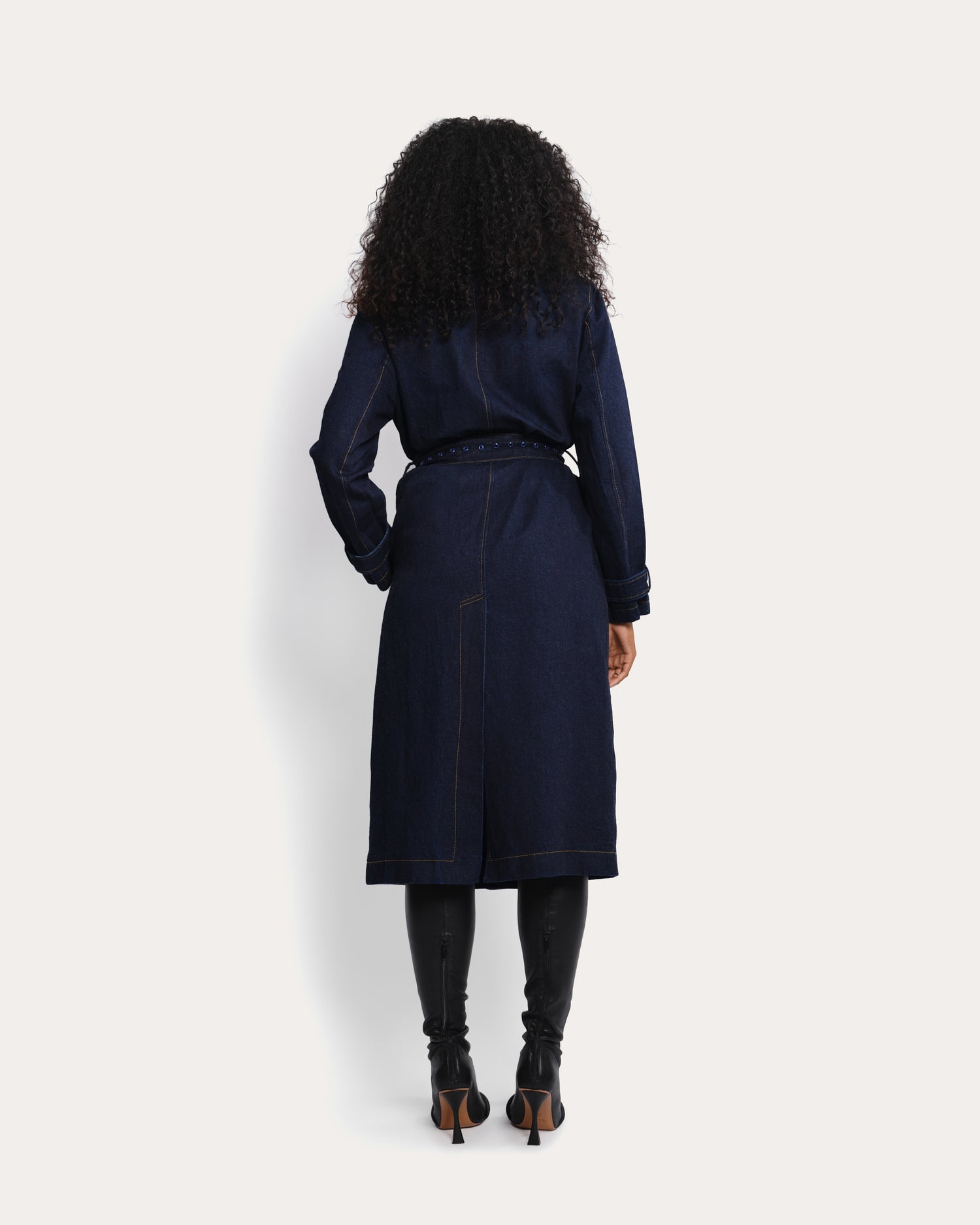 Megan's Denim Trench Coat