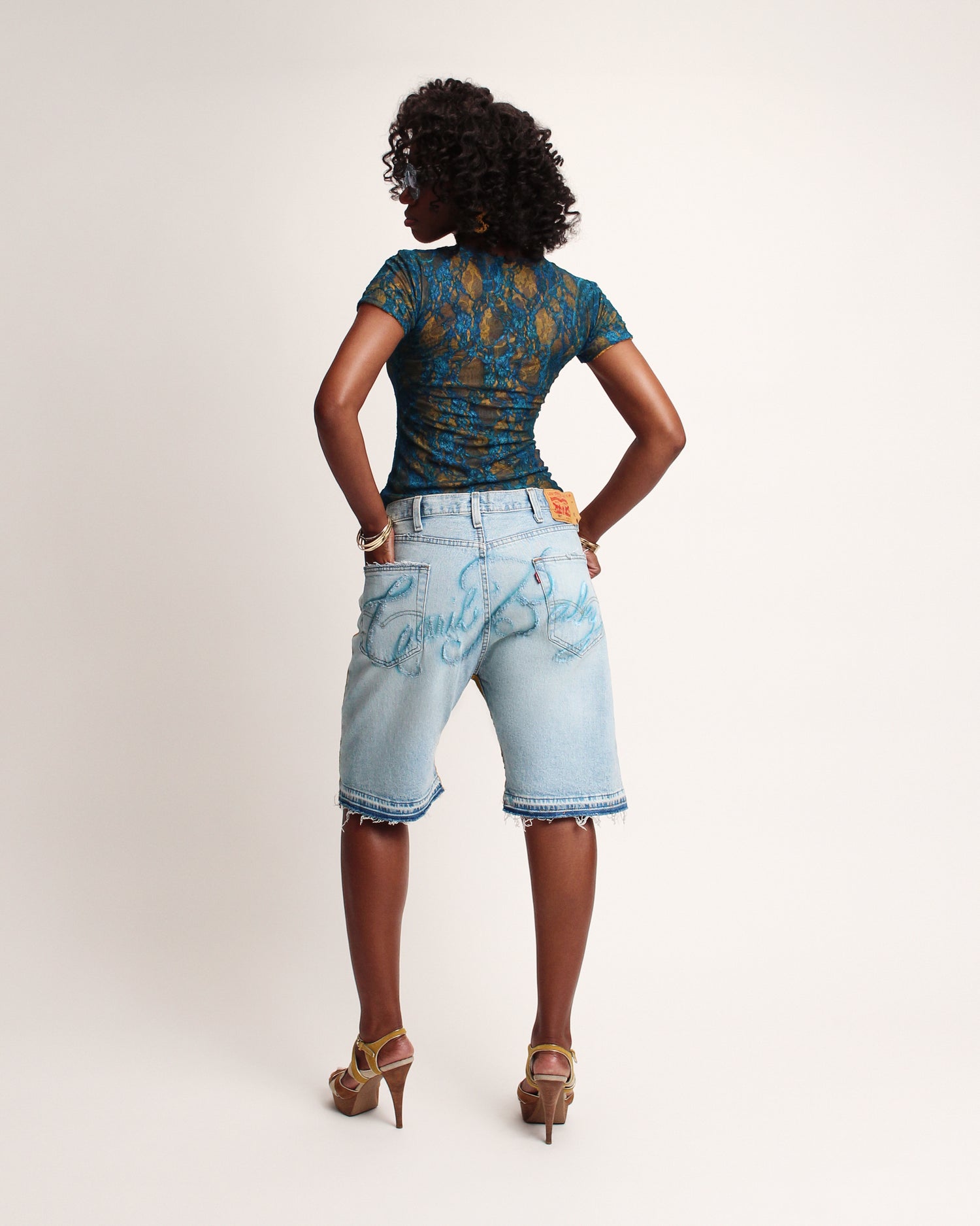 Reversible Lace Tee