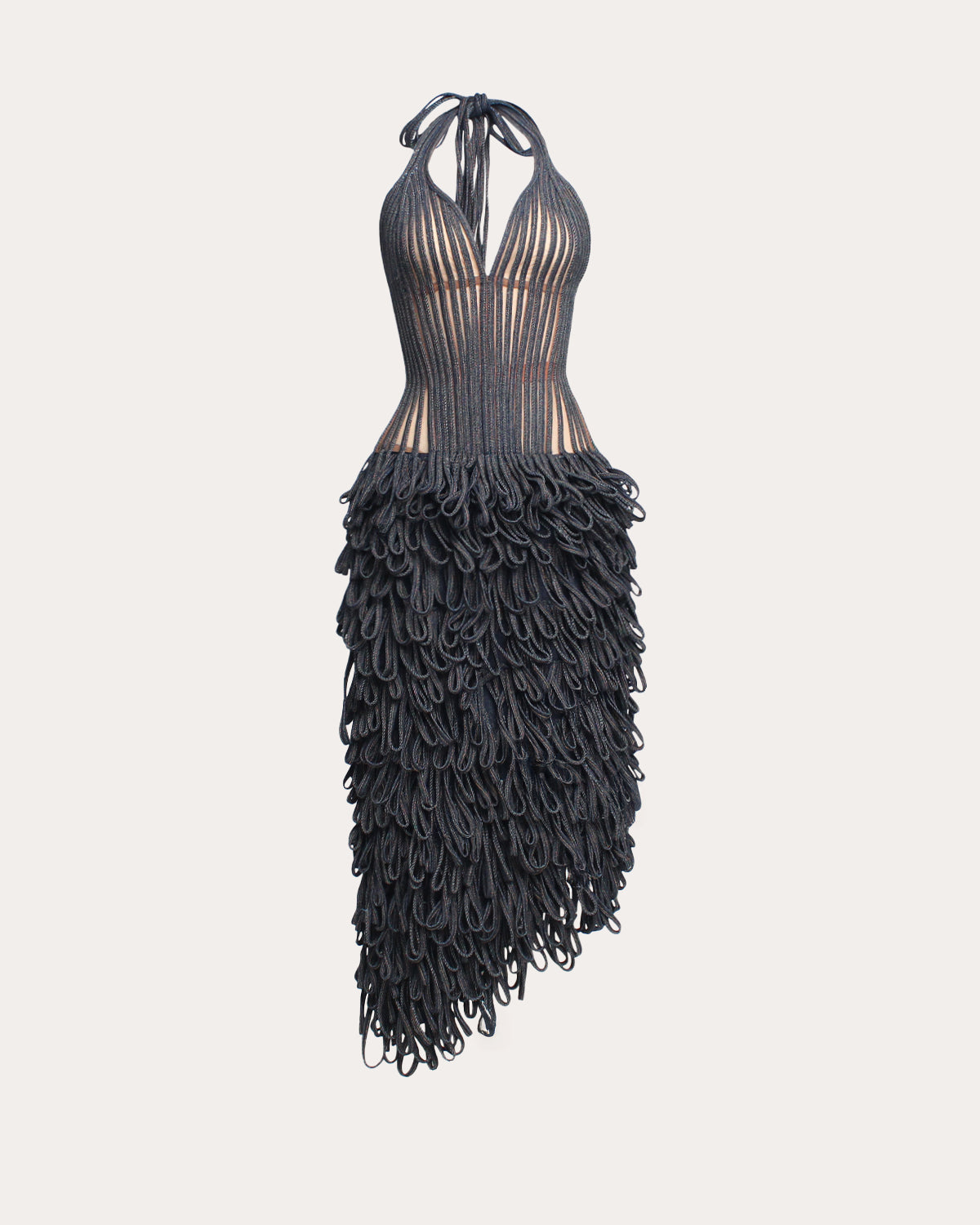 Mona's Looped Denim Dress