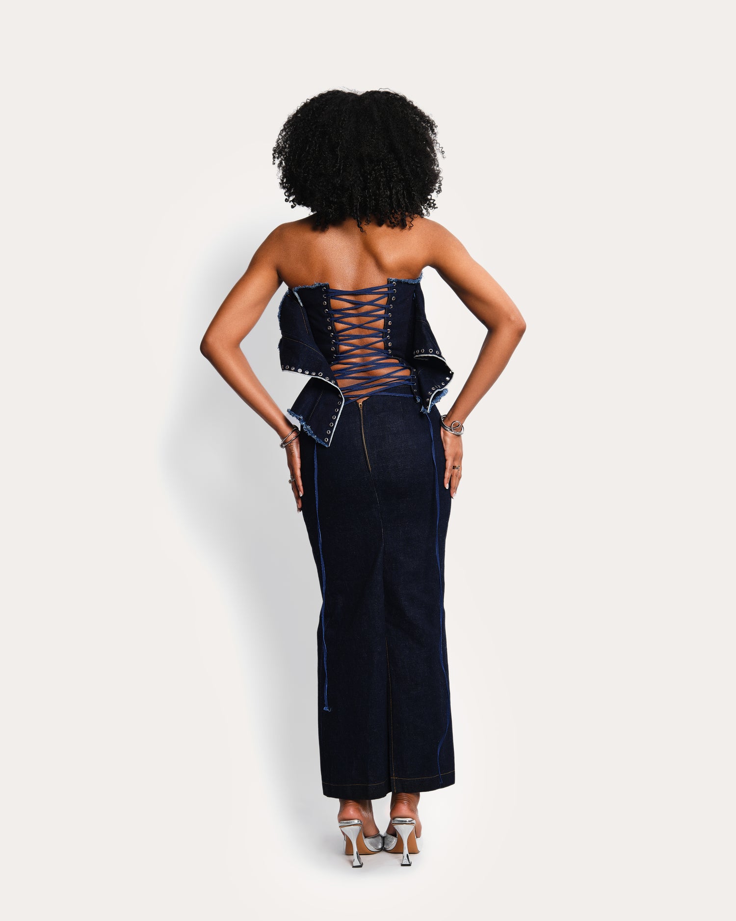 Roseau's Double Denim Corset