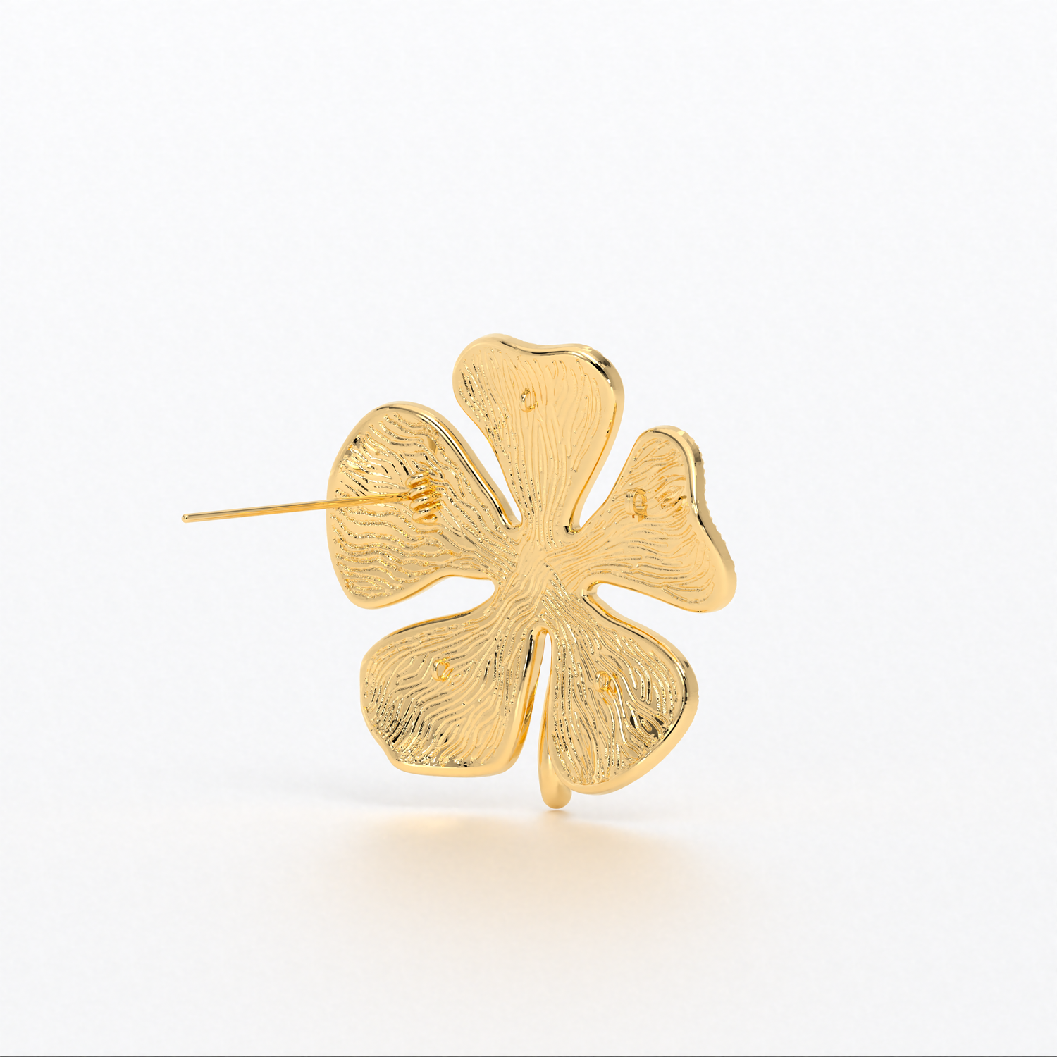 Hibiscus Flower Brooch